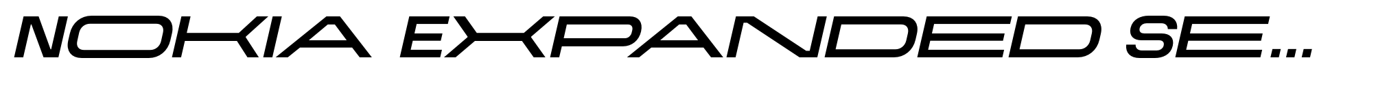 Nokia Expanded Semi Bold Italic image